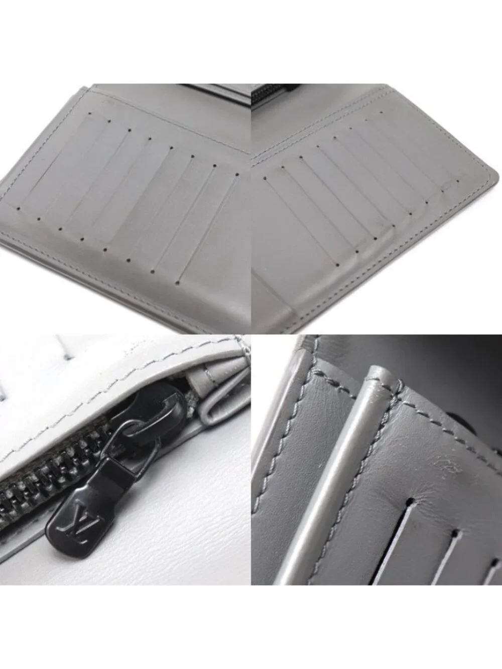 Louis Vuitton Portefeuille Brazza Wallet Monogram Shadow Gray